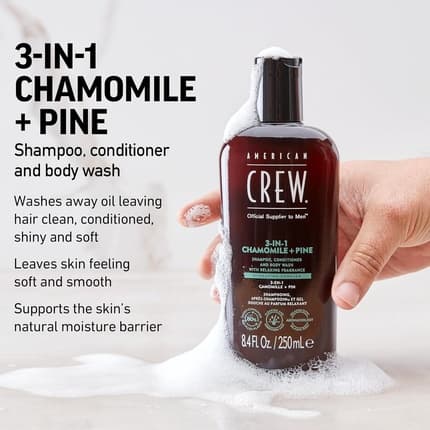 AMERICAN CREW 3-IN-1 CHAMOMILE + PINE shampoo 450 ml