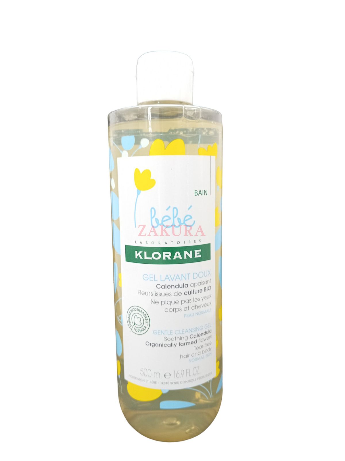 KLORANE BÉBÉ gel detergente delicato corpo e capelli 500 ml