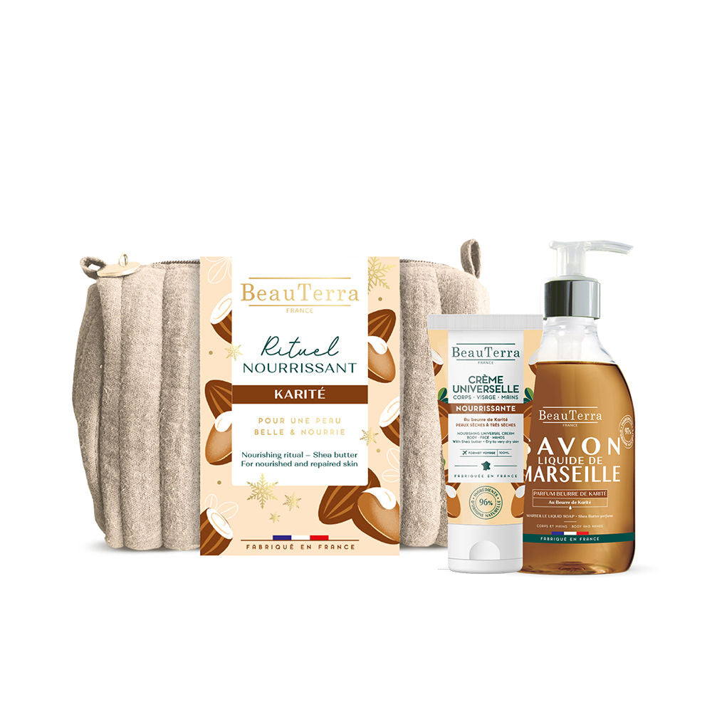 BEAUTERRA RITUAL NUTRITIVO MANTECA DE KARITÉ ESTUCHE 3 pz