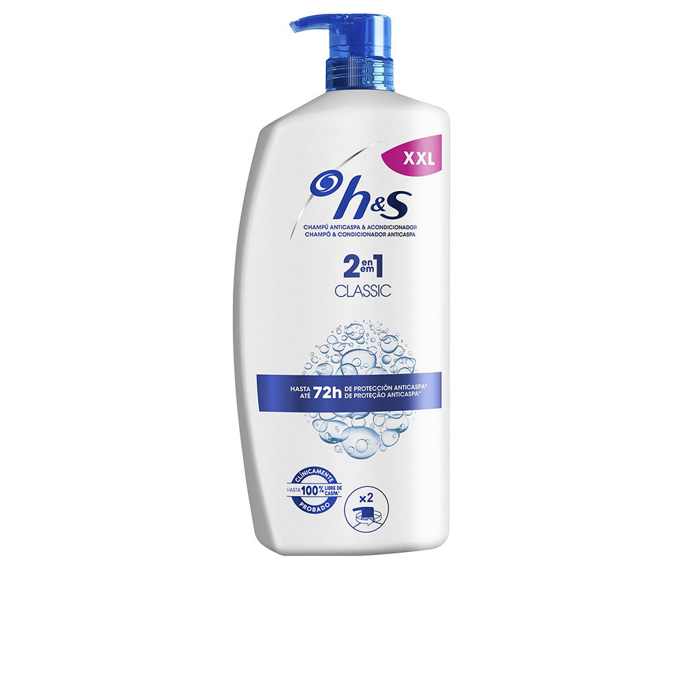 HEAD & SHOULDERS H&amp;S Classic 2-in-1 anti-dandruff shampoo and conditioner 1000 ml dispenser