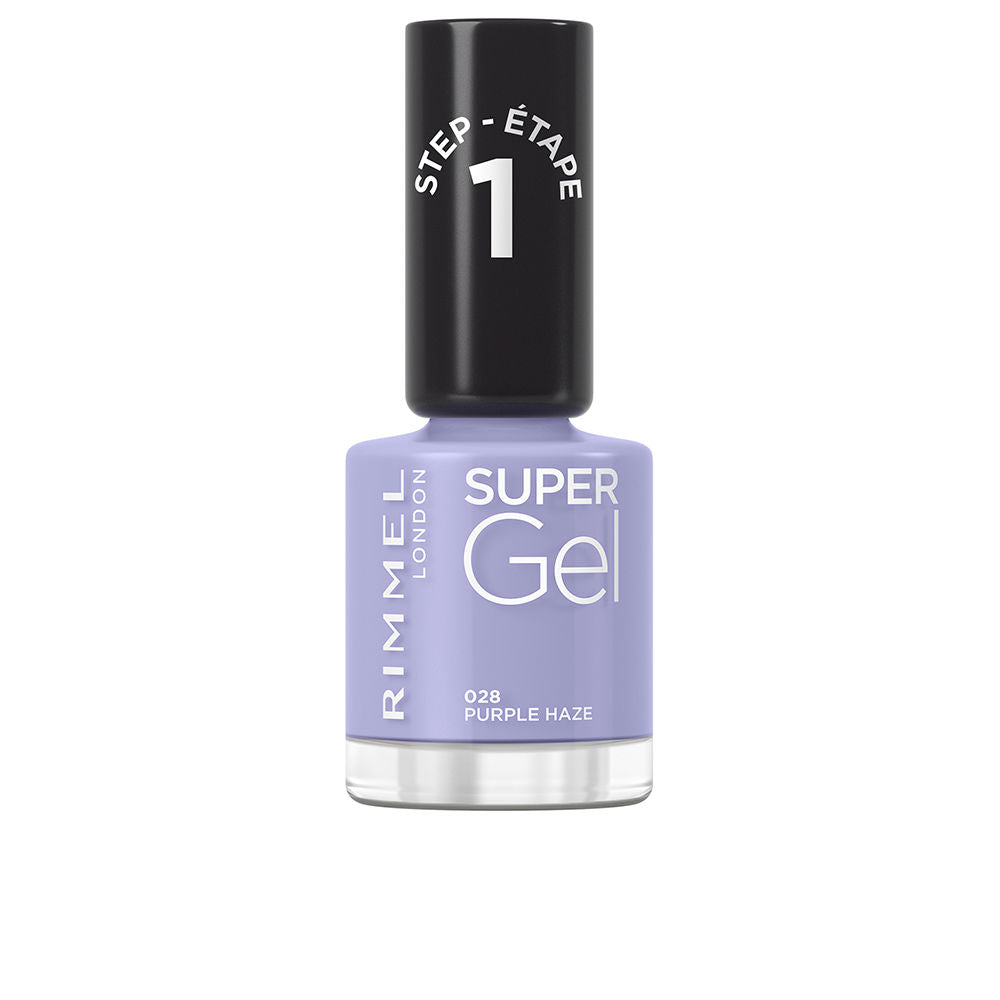 RIMMEL LONDON SUPER GEL nail polish #028-purple haze 12 ml