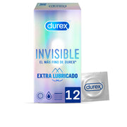 DUREX INVISIBLE extra lubricated condoms 12 u