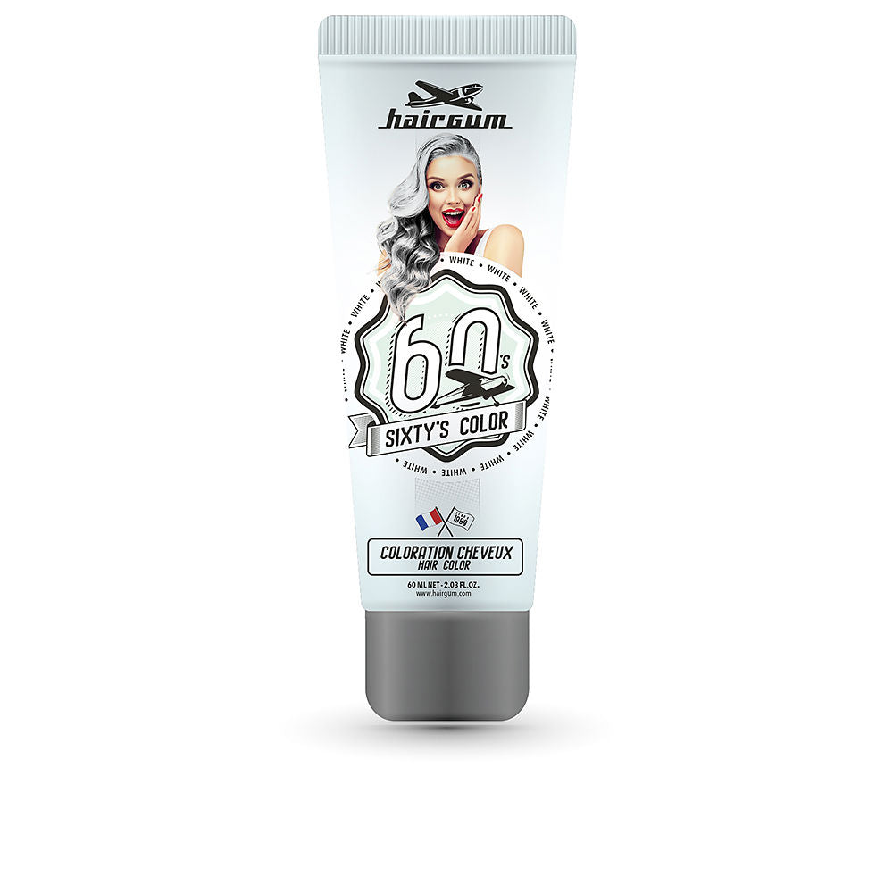 HAIRGUM SIXTY'S COLOR hair color #white