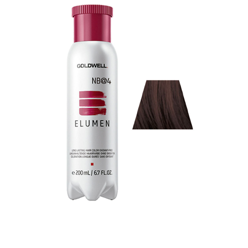 GOLDWELL ELUMEN long lasting hair color oxidant free #NB@4 200 ml