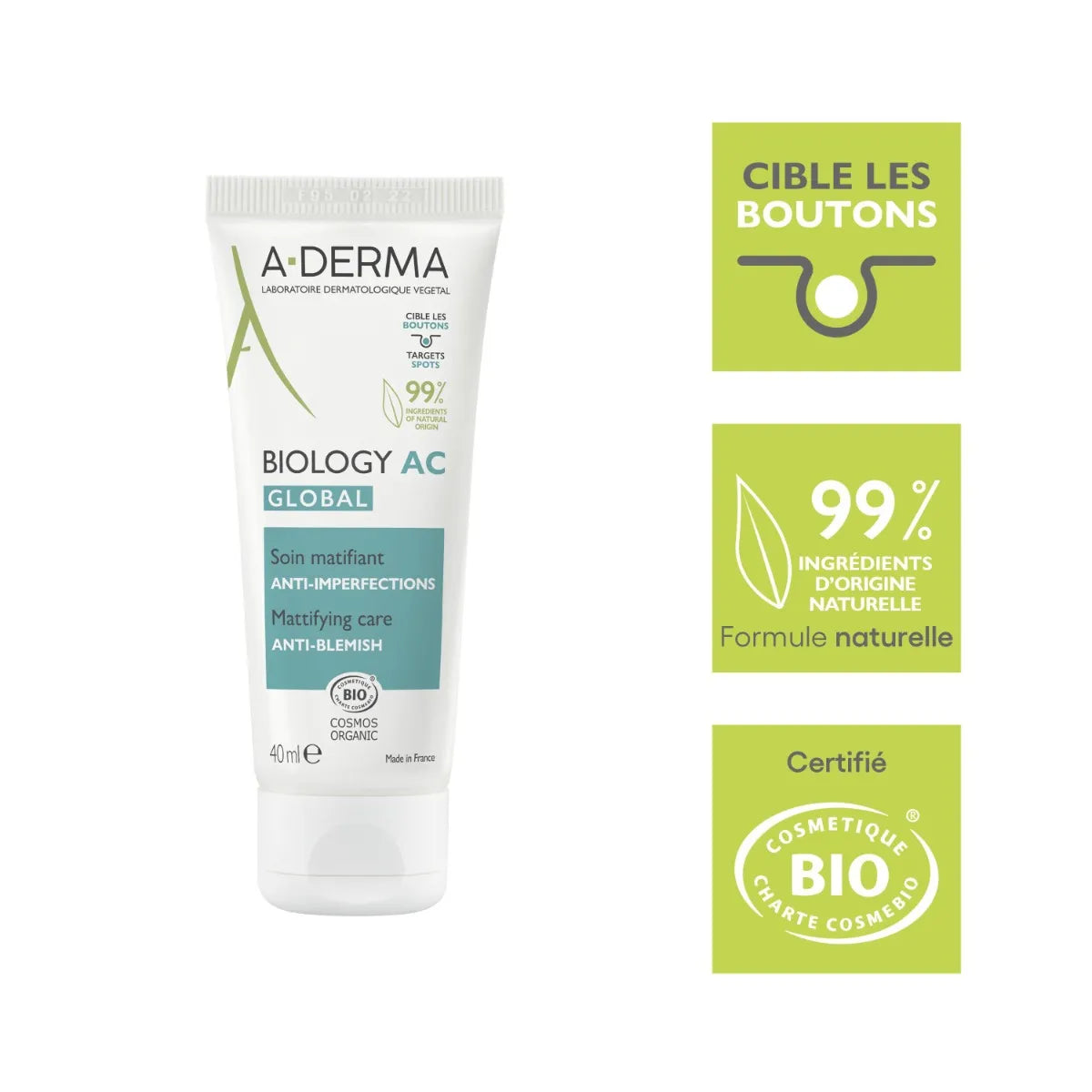 A-DERMA BIOLOGY AC GLOBAL stain remover 40 ml