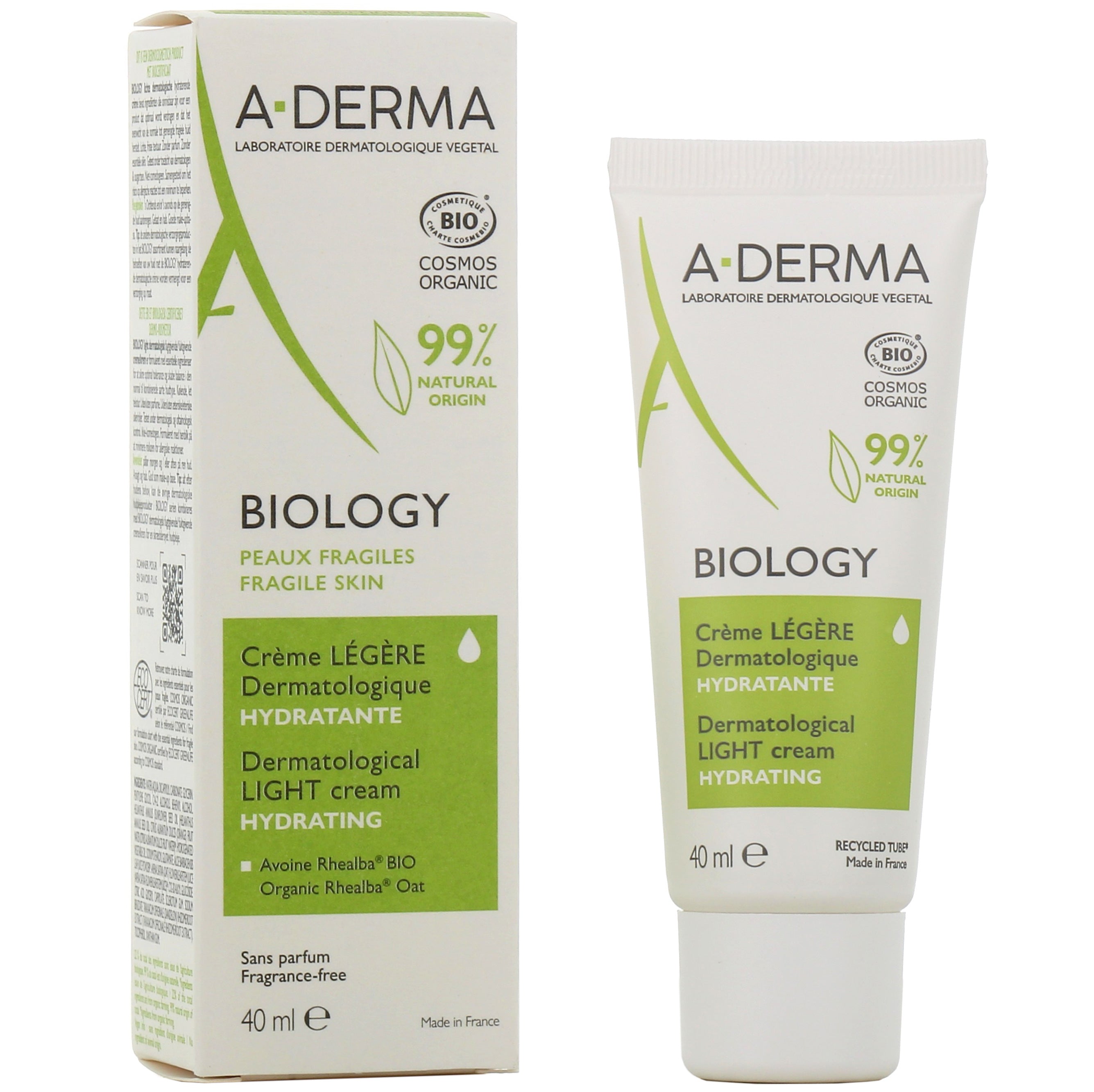 A-DERMA BIOLOGY rich moisturizing cream 40 ml