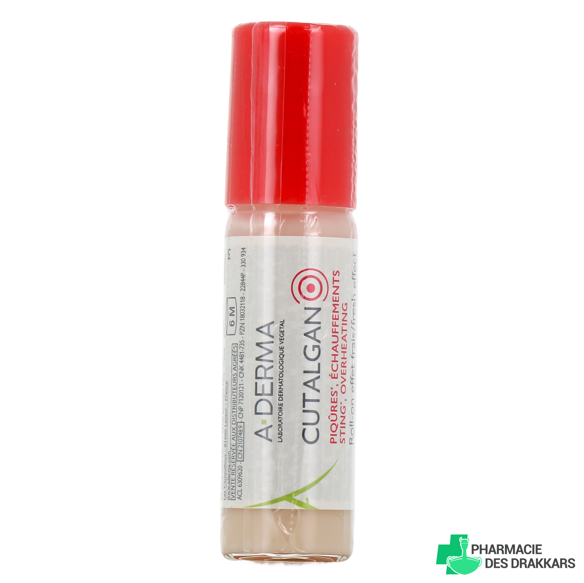 A-DERMA CUTALGAN roll-on ultra-soothing refreshing effect 10 ml