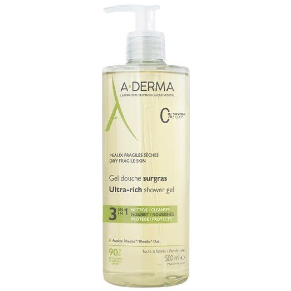 A-DERMA ESSENTIAL RANGE moisturizing shower gel 500 ml