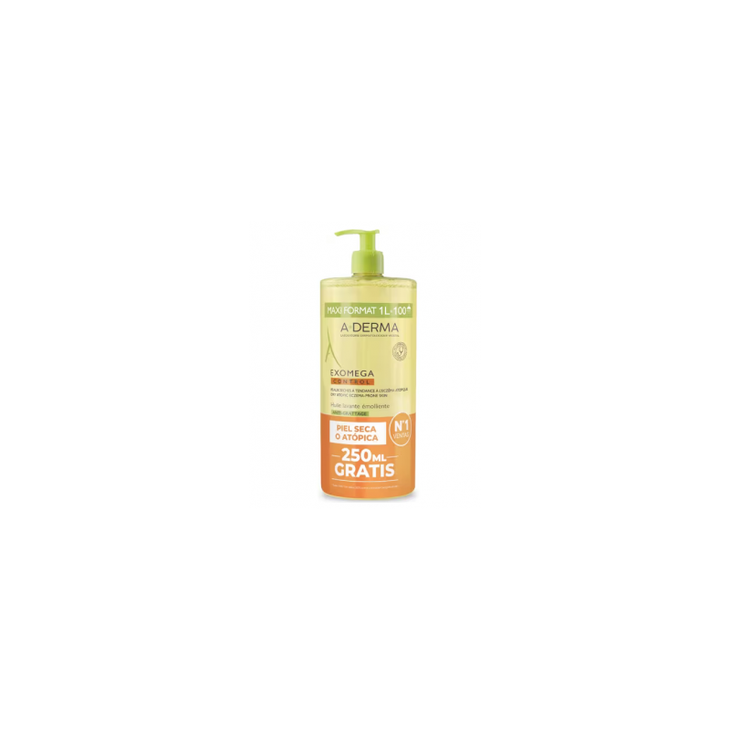 A-DERMA EXOMEGA CONTROL emollient shower oil 1000 ml