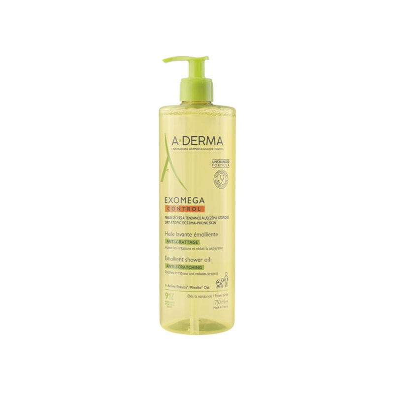 A-DERMA EXOMEGA CONTROL emollient shower oil 750 ml