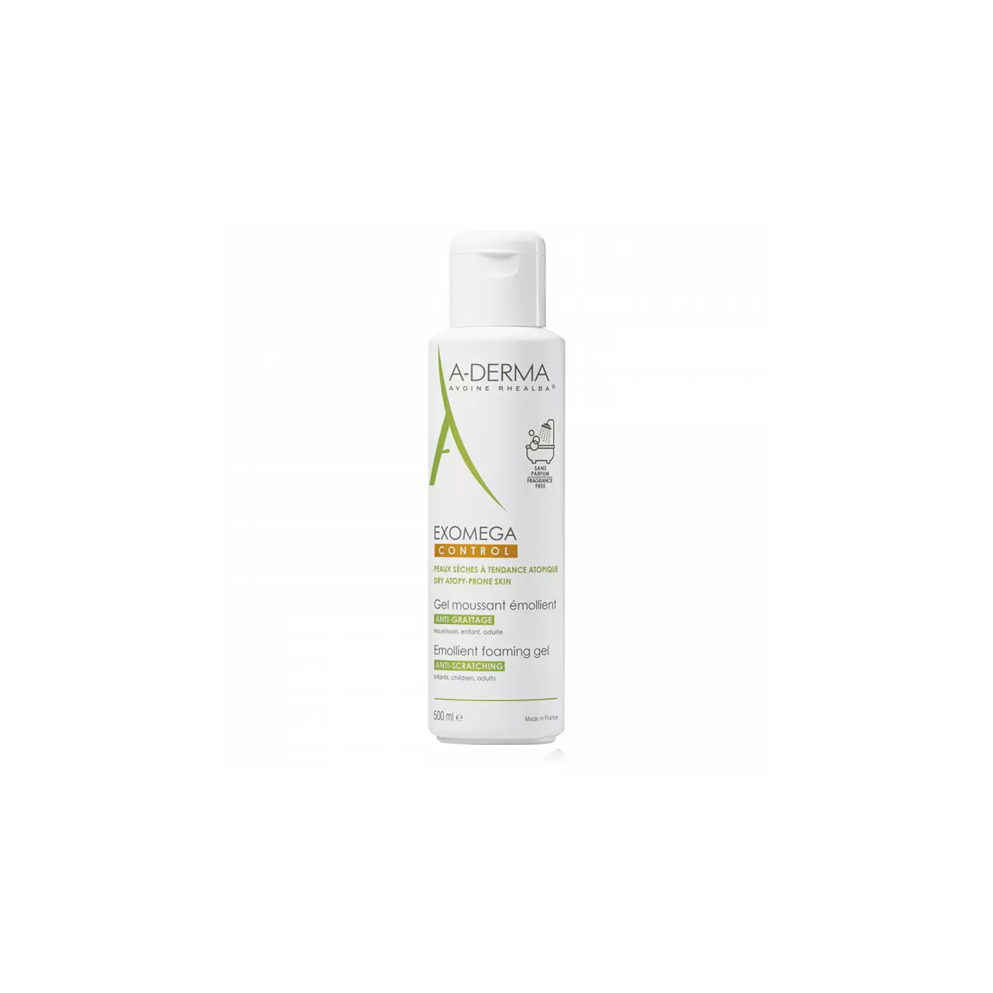 A-DERMA EXOMEGA CONTROL emollient foaming gel 500 ml