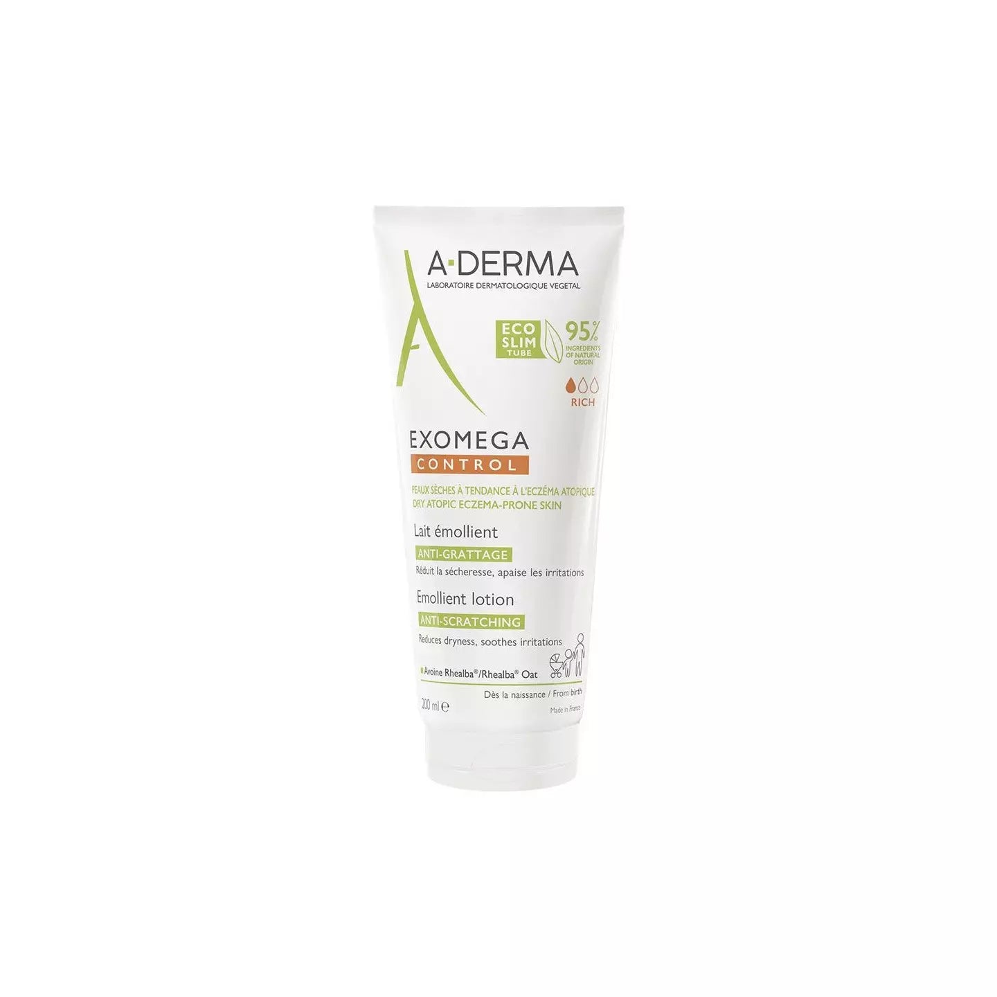 A-DERMA EXOMEGA CONTROL milk 200 ml