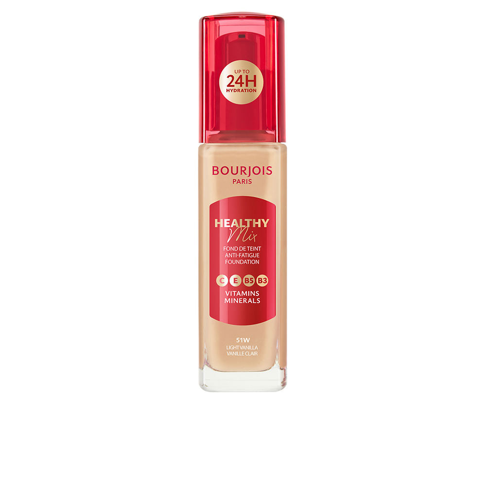 BOURJOIS HEALTHY MIX makeup base #51W-Light Vanilla 30 ml