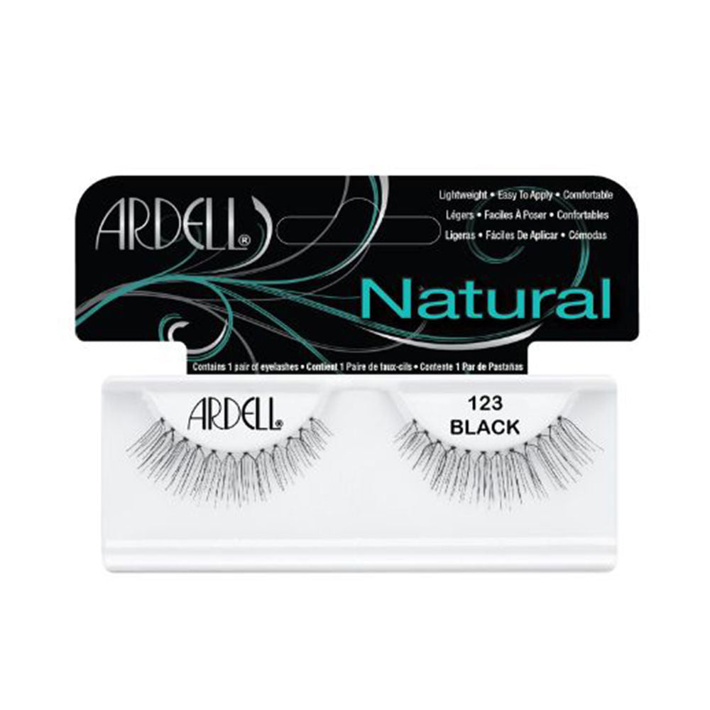 ARDELL NATURAL eyelashes #123-black 1 u