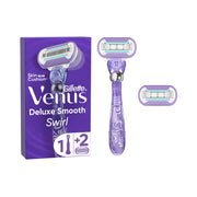 GILLETTE VENUS SWIRL SMOOTH machine + 2 spare parts
