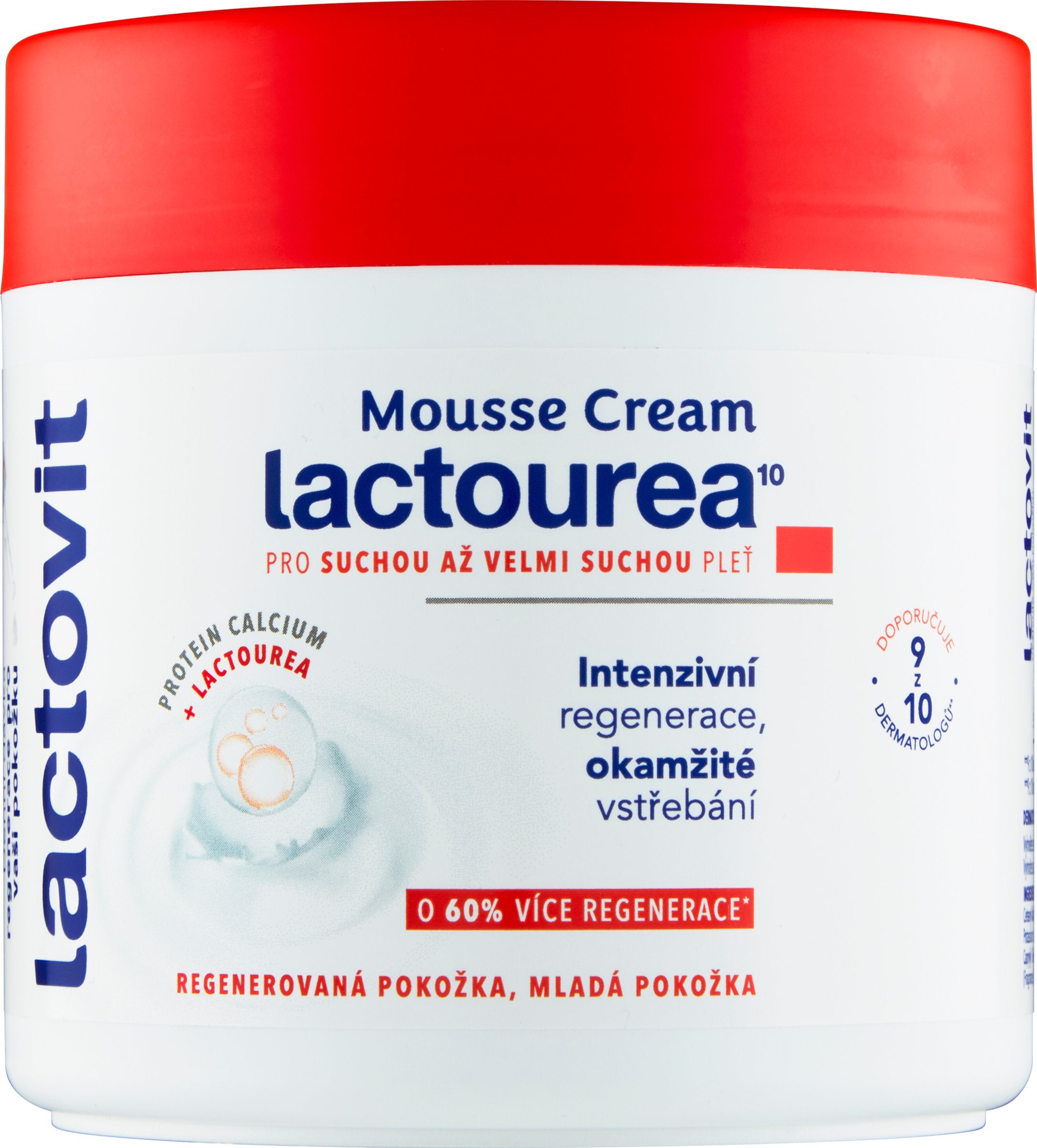 LACTOVIT LACTO-URÉE MOUSSE CRÈME visage et corps 400 ml