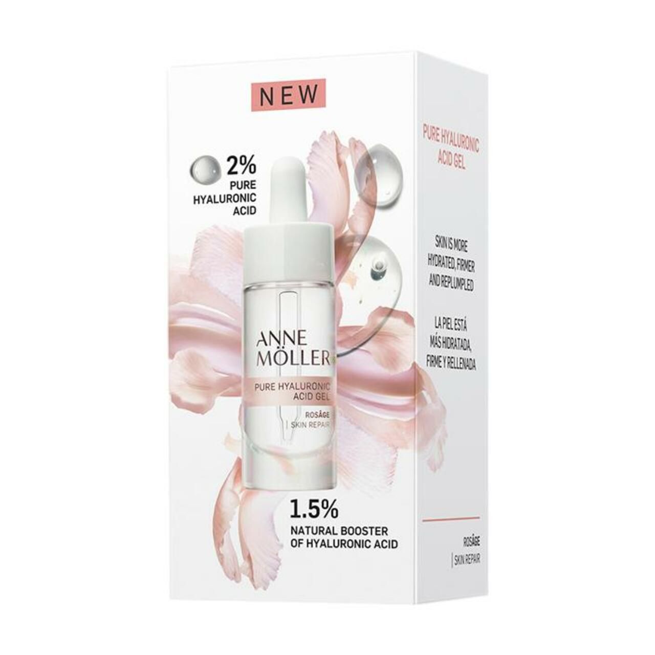 ANNE MÖLLER ROSÂGE gel concentrato di acido ialuronico puro 15 ml