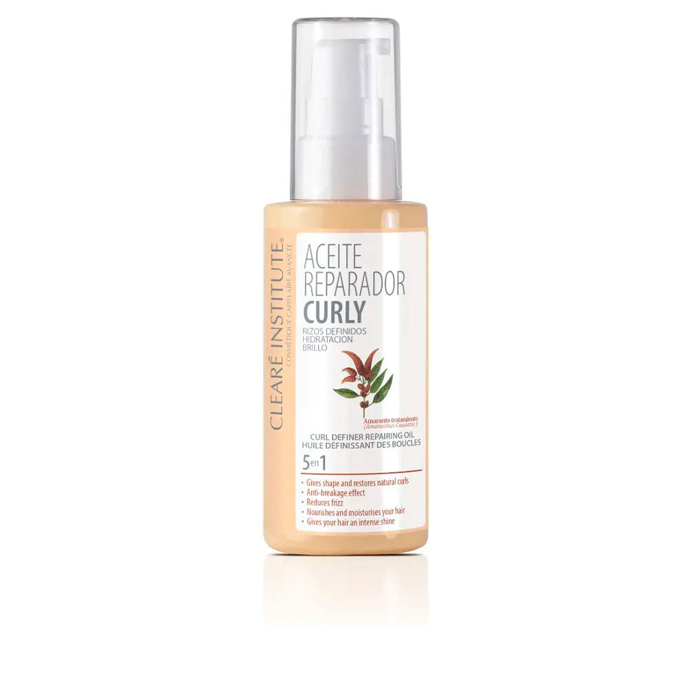 CLEARÉ INSTITUTE CURLY REPAIR OIL defined curls hydration shine 50 ml