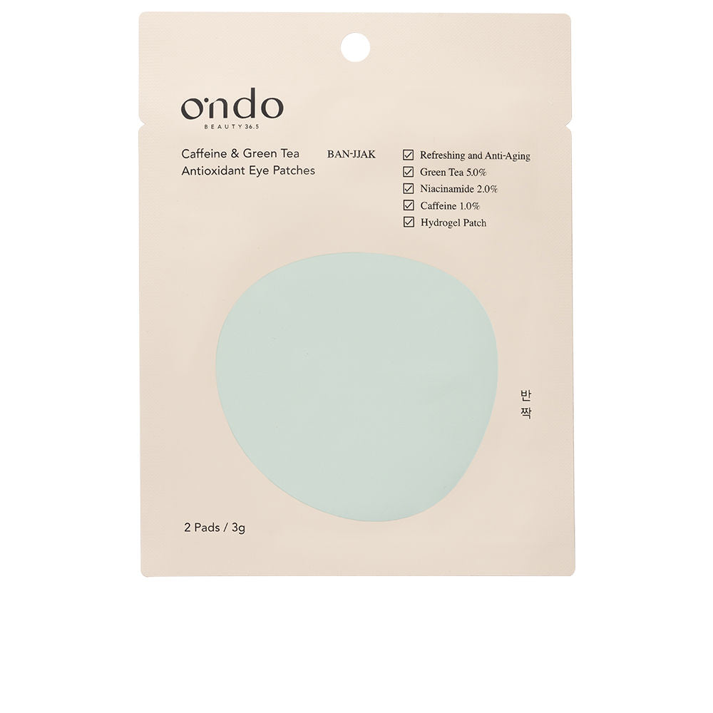 ONDO BEAUTY 36.5 CAFFEINE & GREEN TEA antioxidant eye patches 2 u