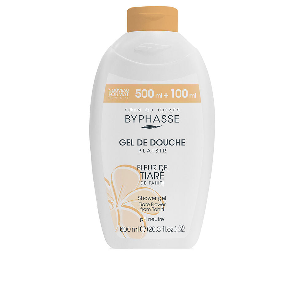 BYPHASSE PLAISIR SHOWER GEL tiare flower 600 ml