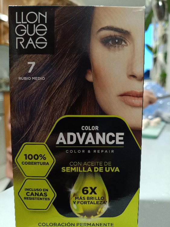 LLONGUERAS COLOR ADVANCE #7-blond moyen 1 u