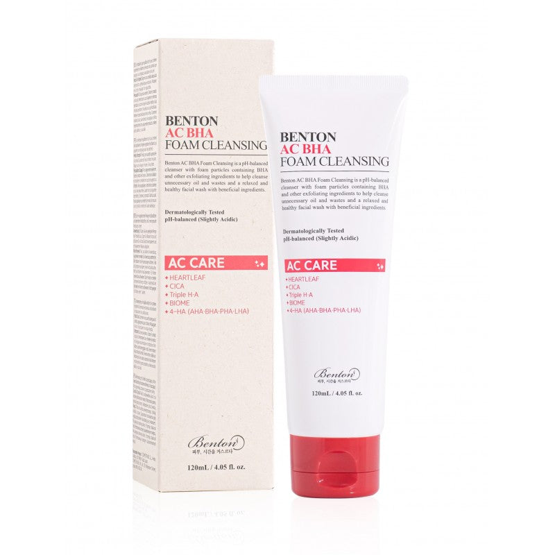 BENTON AC BHA mousse detergente 120 gr