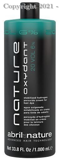 ABRIL ET NATURE NATURE OXYDANT crème oxydante à base de peroxyde d'hydrogène 20 Vol. 1000 ml