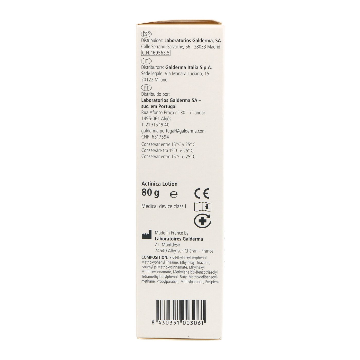 ACTINICA LOTION prevenzione del cancro della pelle 80 ml