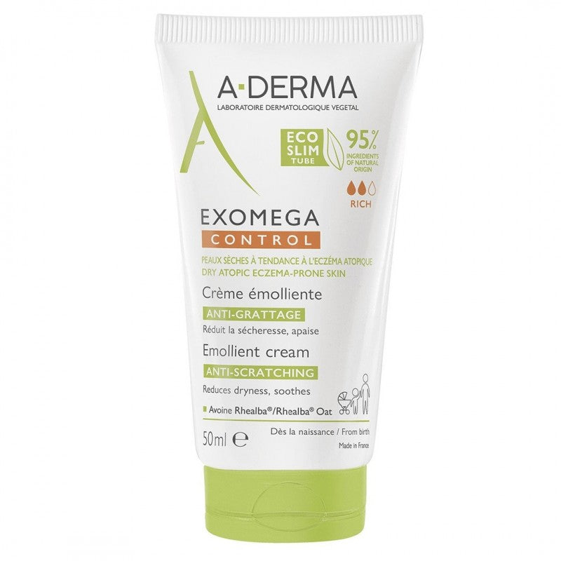 A-DERMA EXOMEGA CONTROL emollient cream 50 ml