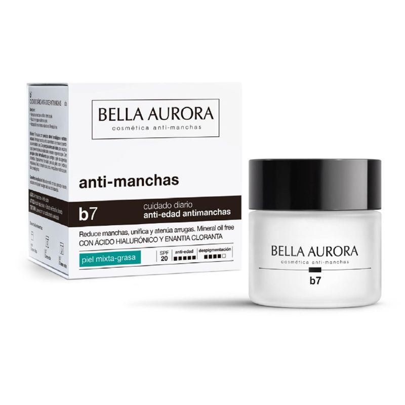 BELLA AURORA B7 anti-taches régénérant éclaircissant SPF15 peau grasse mixte 50 ml