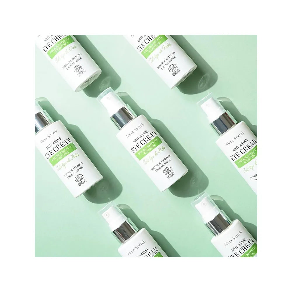 ALMA SECRET Crema contorno occhi anti-età con estratti botanici di avocado, tè verde e caffeina 30 ml