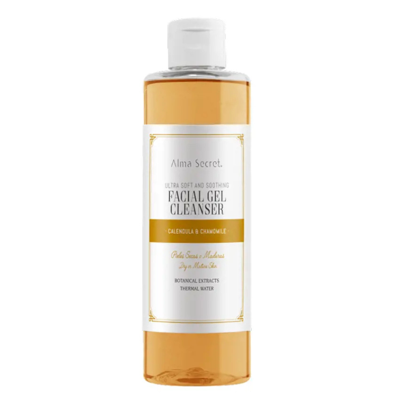 ALMA SECRET DETERGENTE VISO GEL delicato e lenitivo calendula e camomilla 200 ml