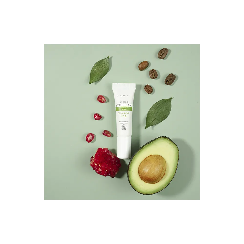ALMA SECRET CREMA OCCHI anti-età con avocado, tè verde e caffeina 10 ml
