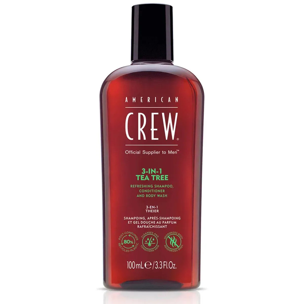 AMERICAN CREW TEA TREE 3 in 1 shampoo, conditioner and body wash 250 ml