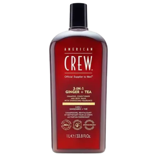 AMERICAN CREW 3-IN-1 GINGER + TEA shampoo 1000 ml