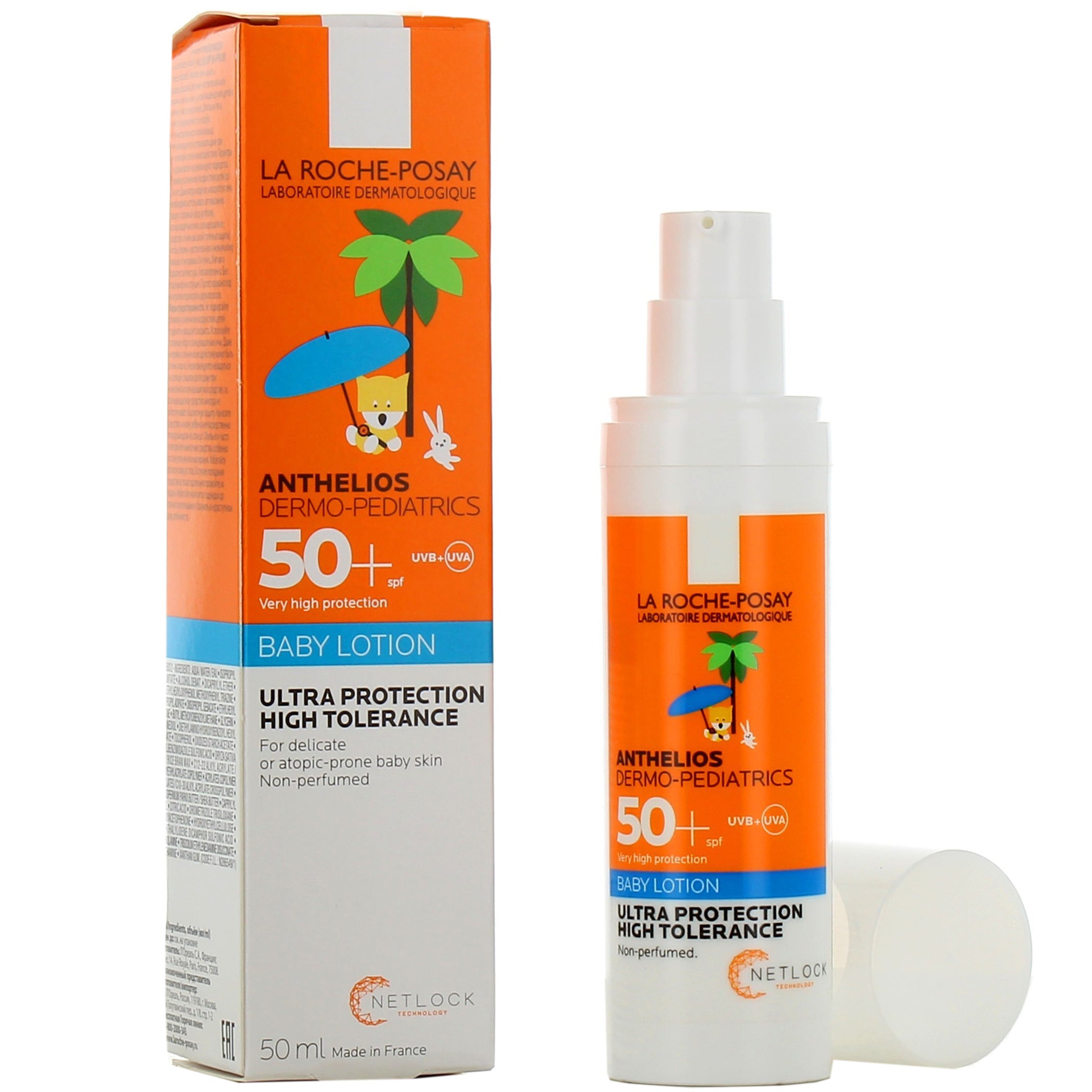 LA ROCHE POSAY ANTHELIOS DERMO-PEDIATRICS Latte Solare Bebè, SPF50+ 50 ml