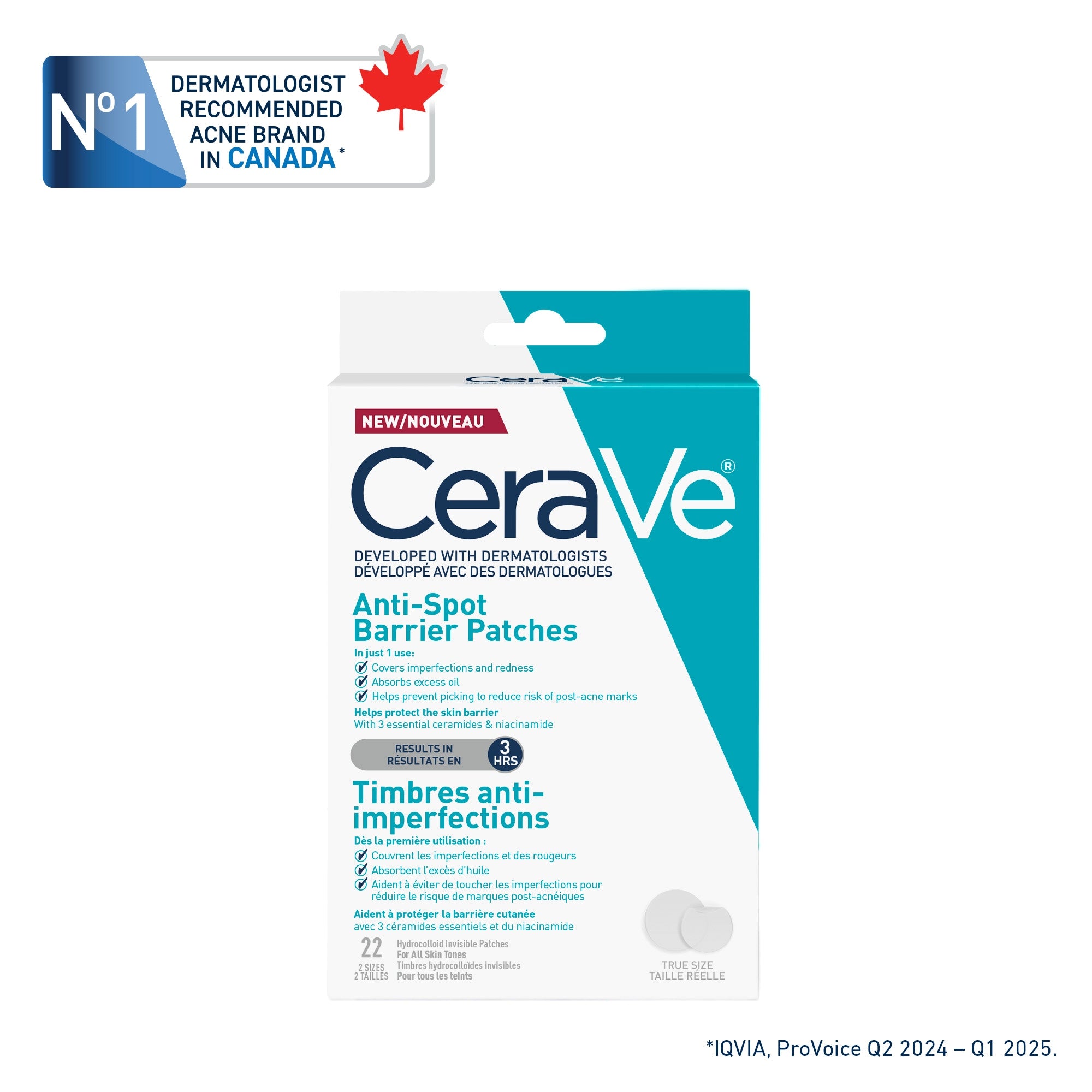 CERAVE CEROTTI ANTI-BRUFOLI con 3 ceramidi essenziali e niacinamide, risultati in 3 ore 22 u