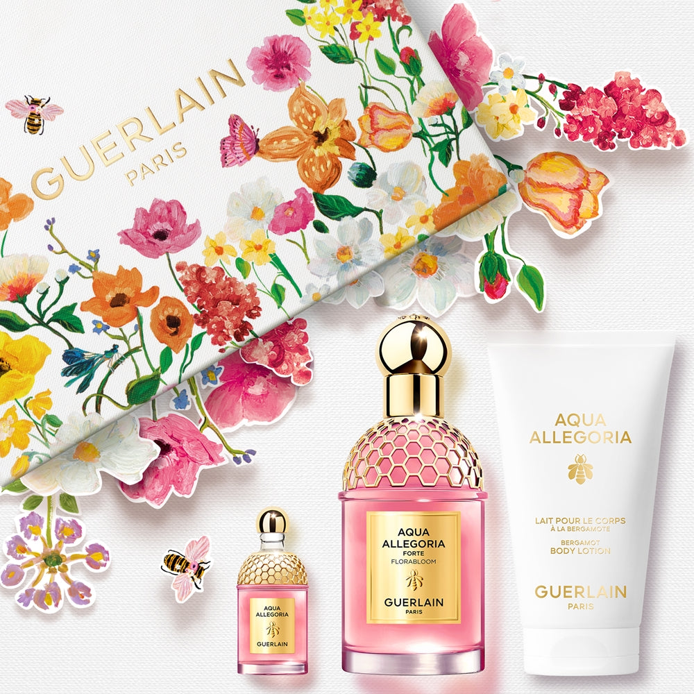 GUERLAIN AQUA ALLEGORIA FLORABLOOM FORTE CASE 3 pcs