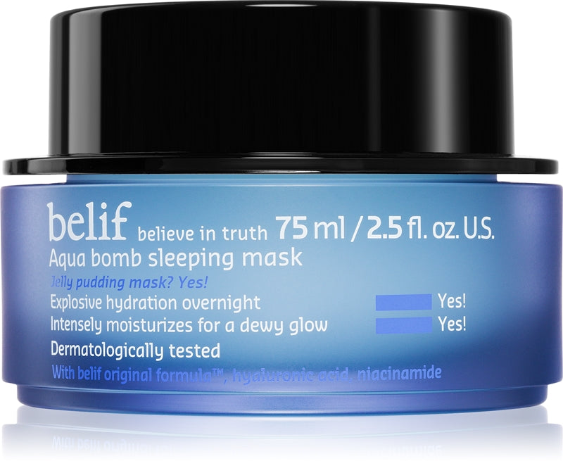 BELIF AQUA BOMB maschera notte super idratante 75 ml