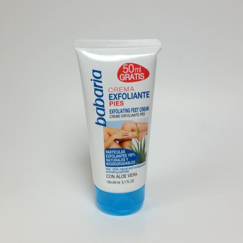 BABARIA PARA PIES crema exfoliante 150 ml
