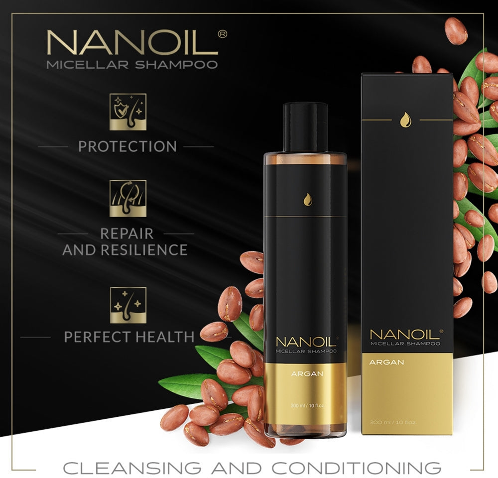 NANOIL SHAMPOOING MICELLAIRE argan 300 ml