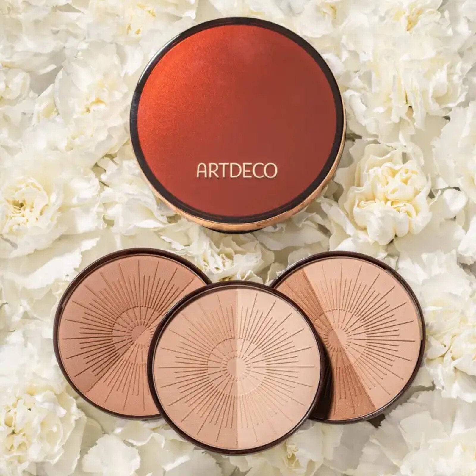 ARTDECO BRONZING POWDER COMPACT a lunga tenuta ricarica #50-almond 10 gr