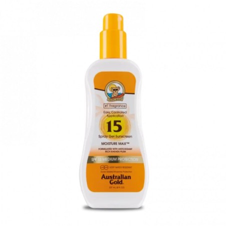AUSTRALIAN GOLD PROTEZIONE SOLARE SPF15 spray gel 237 ml