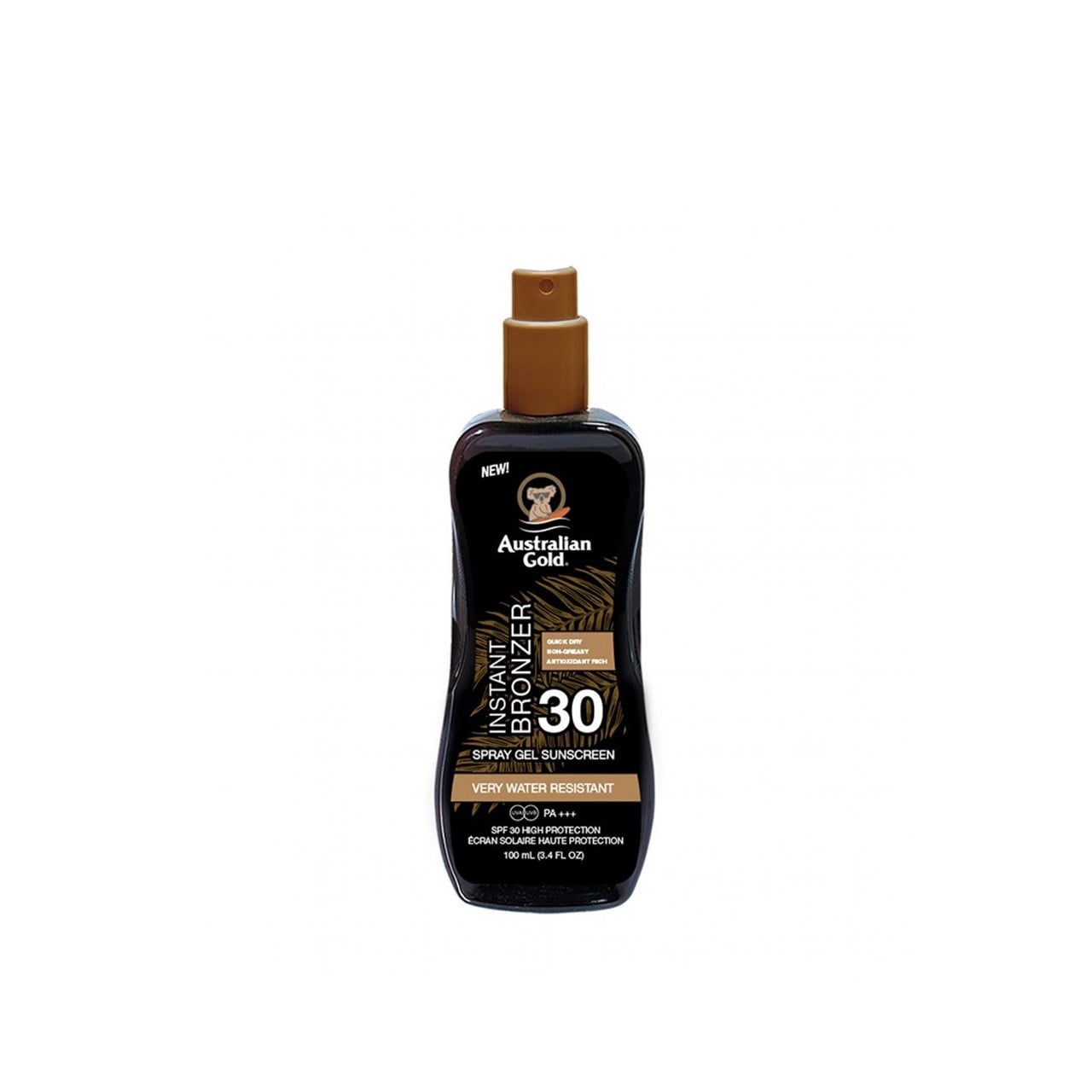 AUSTRALIAN GOLD PROTEZIONE SOLARE SPF30 spray gel con abbronzante istantaneo 100 ml