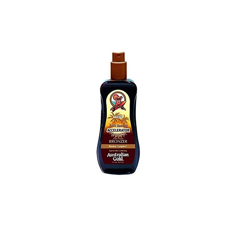 AUSTRALIAN GOLD ACCELERATOR with bronzer spray gel 237 ml