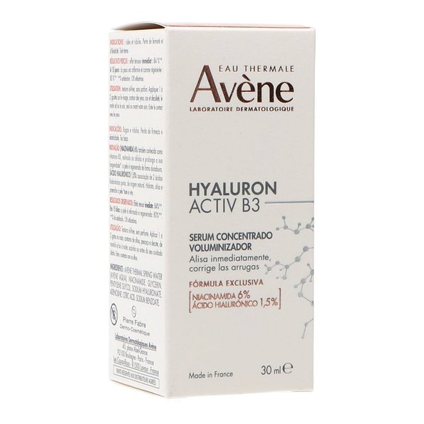 AVÈNE HYALURON ACTIV B3 SERUM + HYDRANCE SERUM + THERMAL WATER CASE 3 pcs