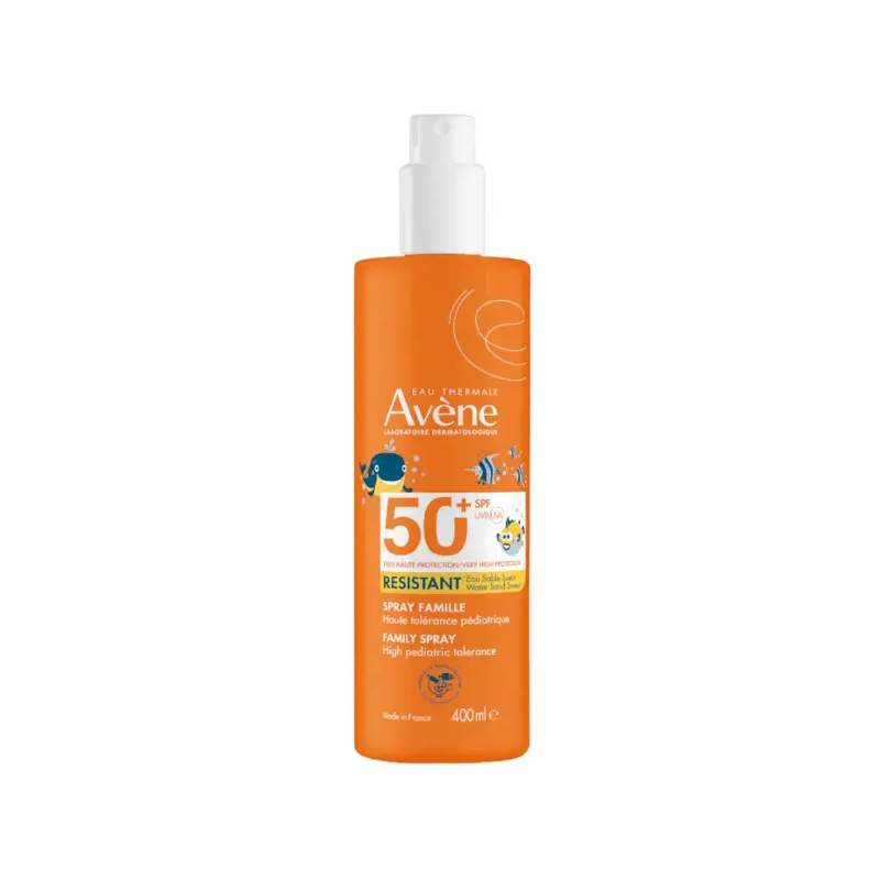 AVÈNE SOLARE ALTA PROTEZIONE per tutta la famiglia spray SPF50+ 400 ml