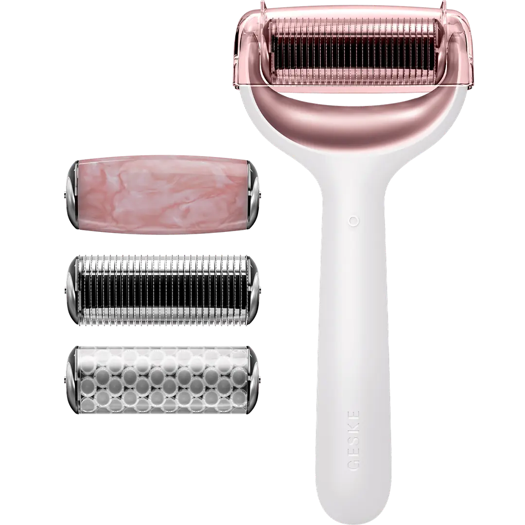 Rullo viso e corpo con microneedles 9 in 1 GESKE SMART APP GUIDED #white 4 u