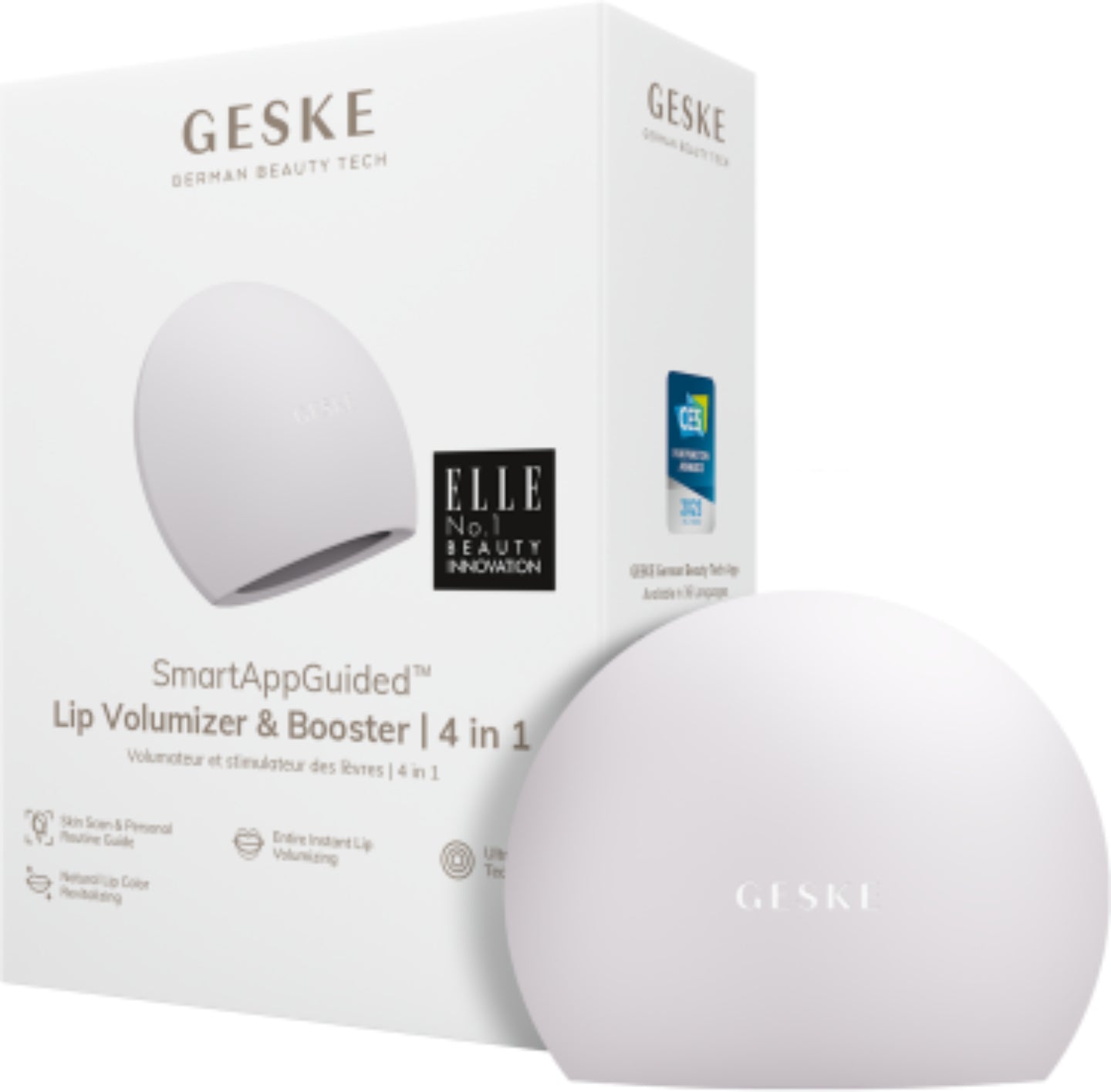 GESKE SMART APP GUIDED voluminizador labial & booste 4 en 1 #blanco 1 u