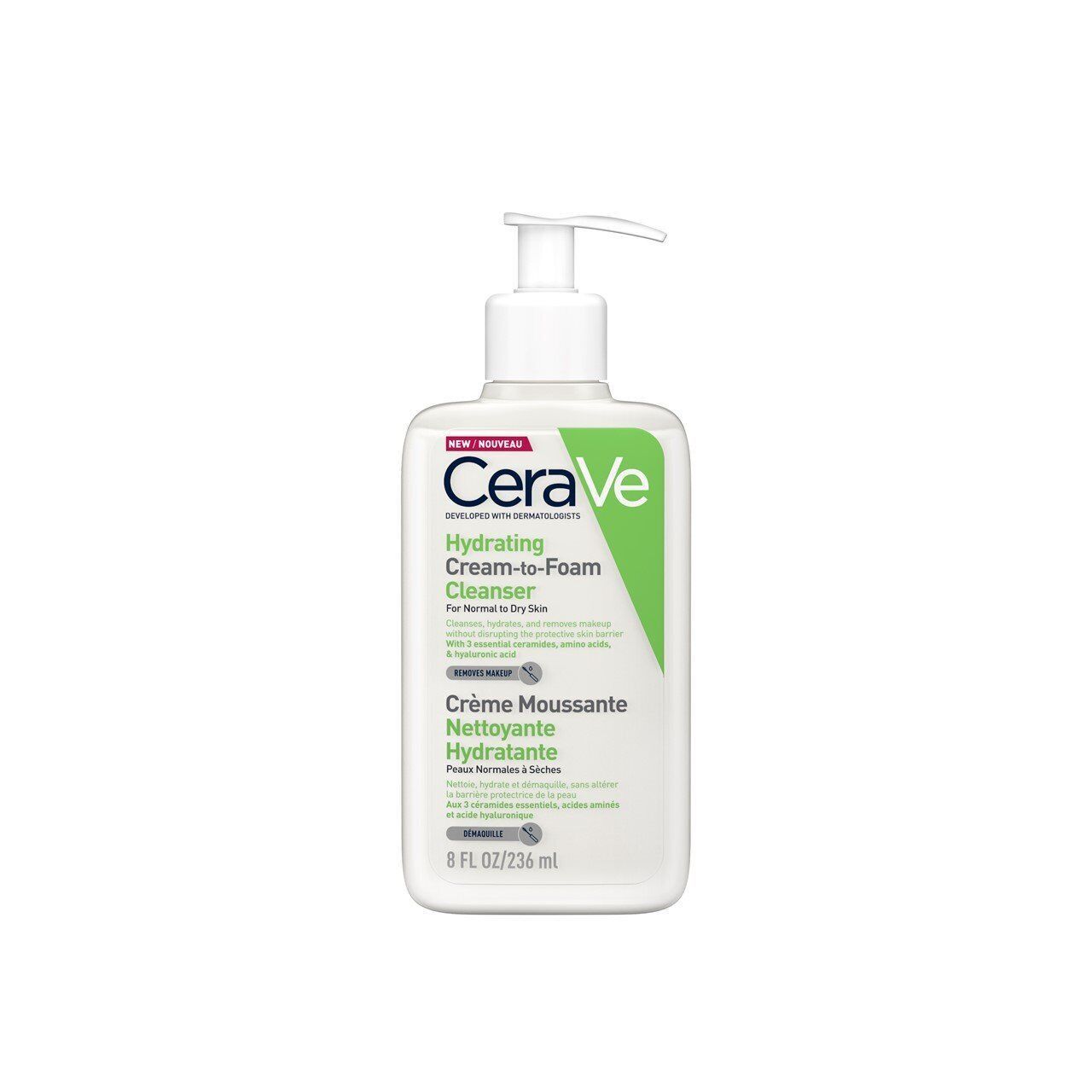 CERAVE Moisturizing cream-foam cleanser 236 ml
